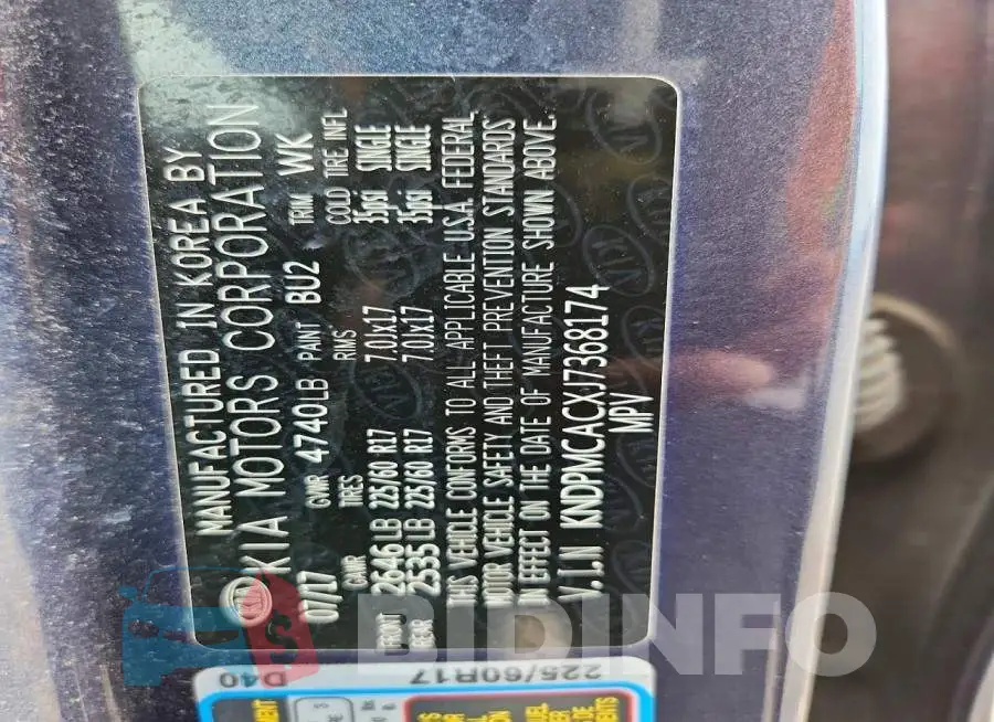 KNDPMCACXJ7368174 Photo# 13