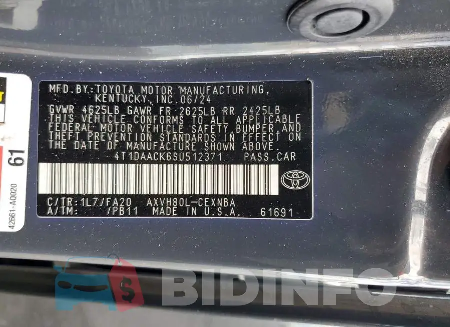 4T1DAACK6SU512371 Photo# 12