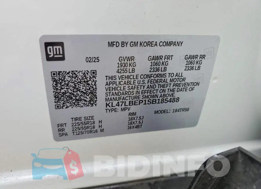 KL47LBEP1SB185488 Photo# 13