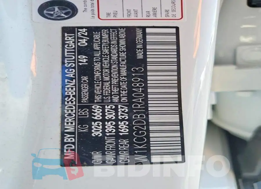 W1KCG2DB1RA048913 Photo# 12