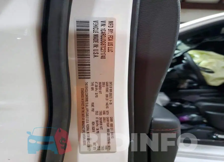 1C4RDJDG6TC271740 Photo# 13