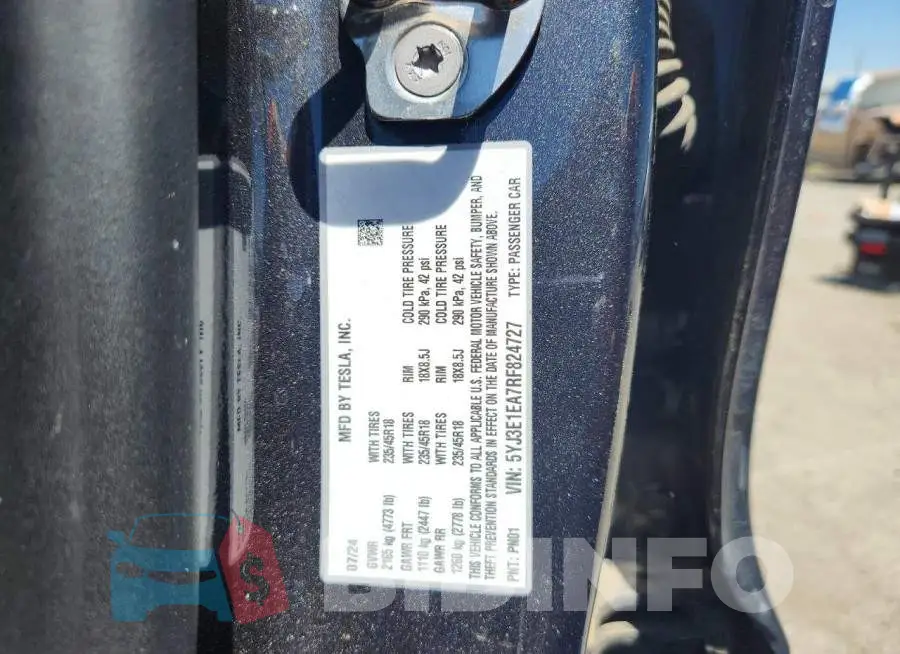 5YJ3E1EA7RF824727 Photo# 12