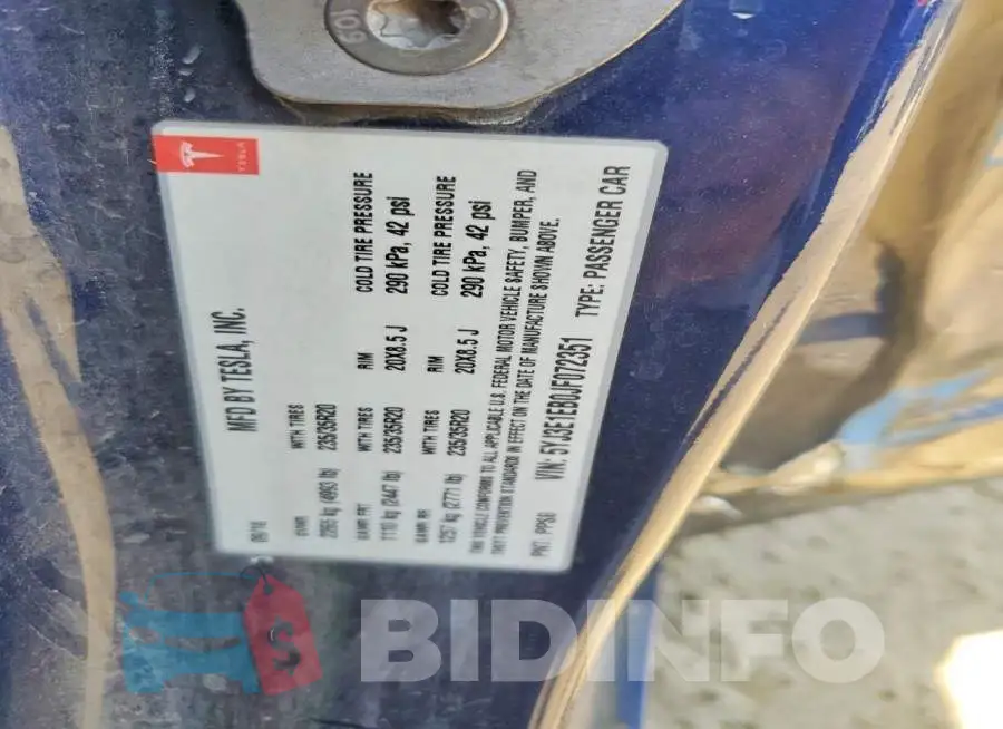 5YJ3E1EB0JF072351 Photo# 12