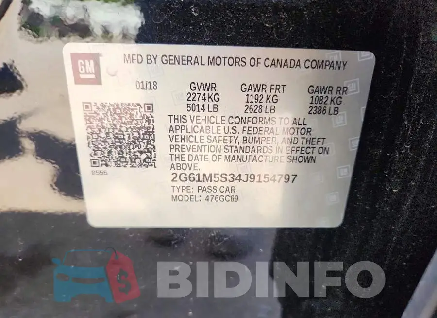 2G61M5S34J9154797 Photo# 13