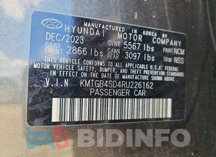 KMTGB4SD4RU226162 Photo# 12