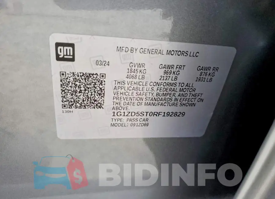 1G1ZD5ST0RF192829 Photo# 12