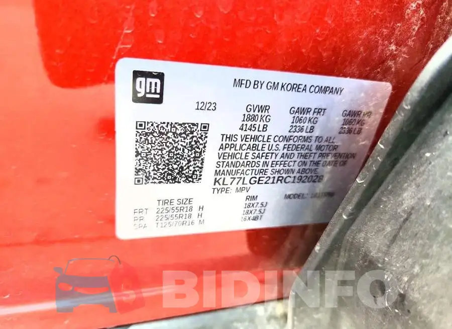 KL77LGE21RC192028 Photo# 13