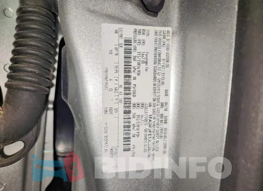 1FADP3FE1JL320208 Photo# 12