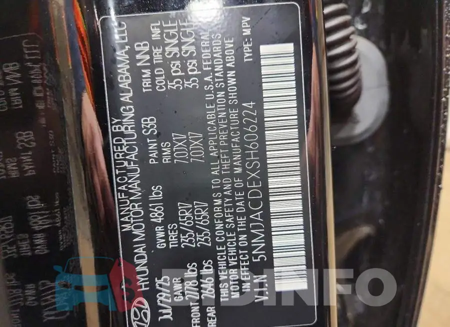 5NMJACDEXSH606224 Photo# 13