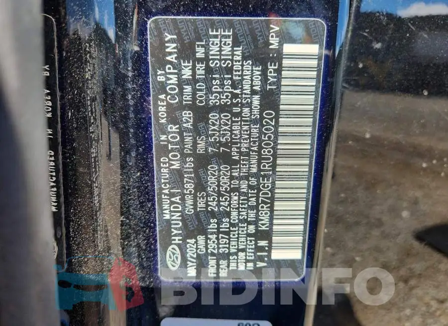 KM8R7DGE1RU805020 Photo# 14
