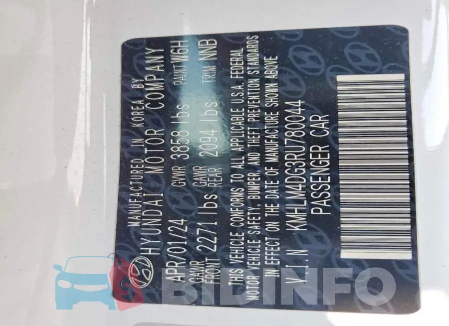 KMHLM4DG3RU780044 Photo# 12
