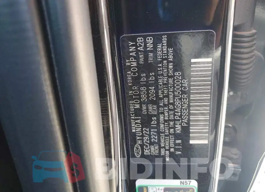 KMHLP4AG8PU500028 Photo# 12