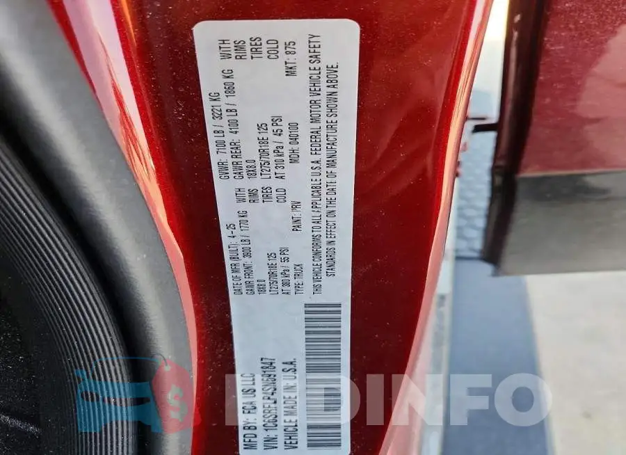1C6SRFLP4SN691847 Photo# 12