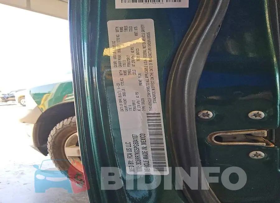 3C6RR7KG5PG604107 Photo# 12