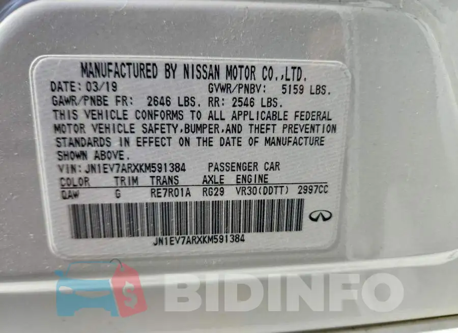 JN1EV7ARXKM591384 Photo# 12