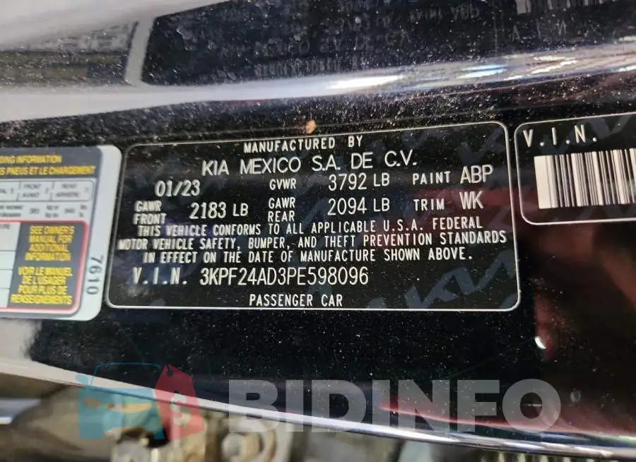 3KPF24AD3PE598096 Photo# 12