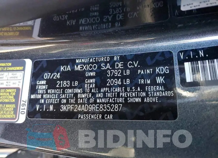 3KPF24AD9RE835287 Photo# 12