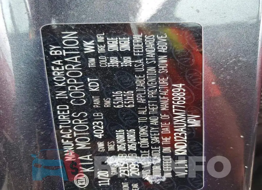 KNDJ23AUXM7769894 Photo# 12