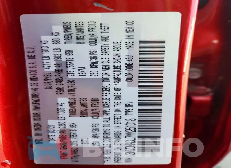 3MVDMACL7MM251018 Photo# 12