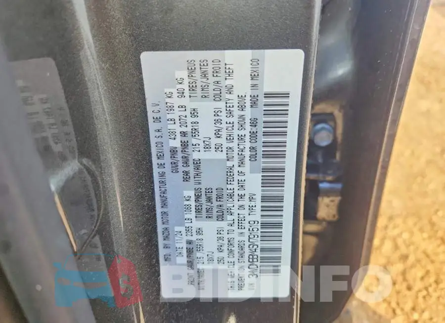 3MVDMBBM4SM791519 Photo# 13