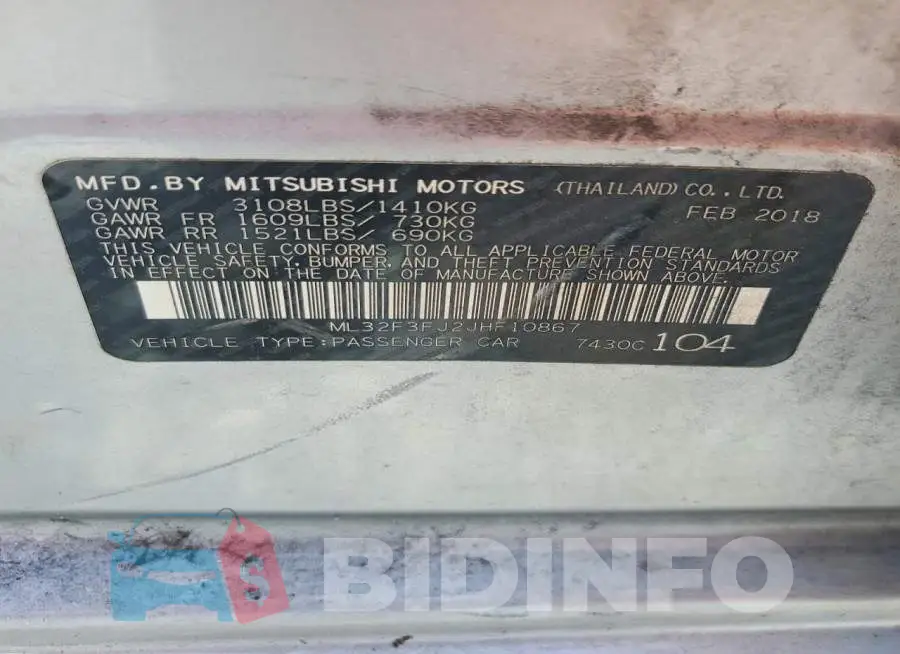 ML32F3FJ2JHF10867 Photo# 12