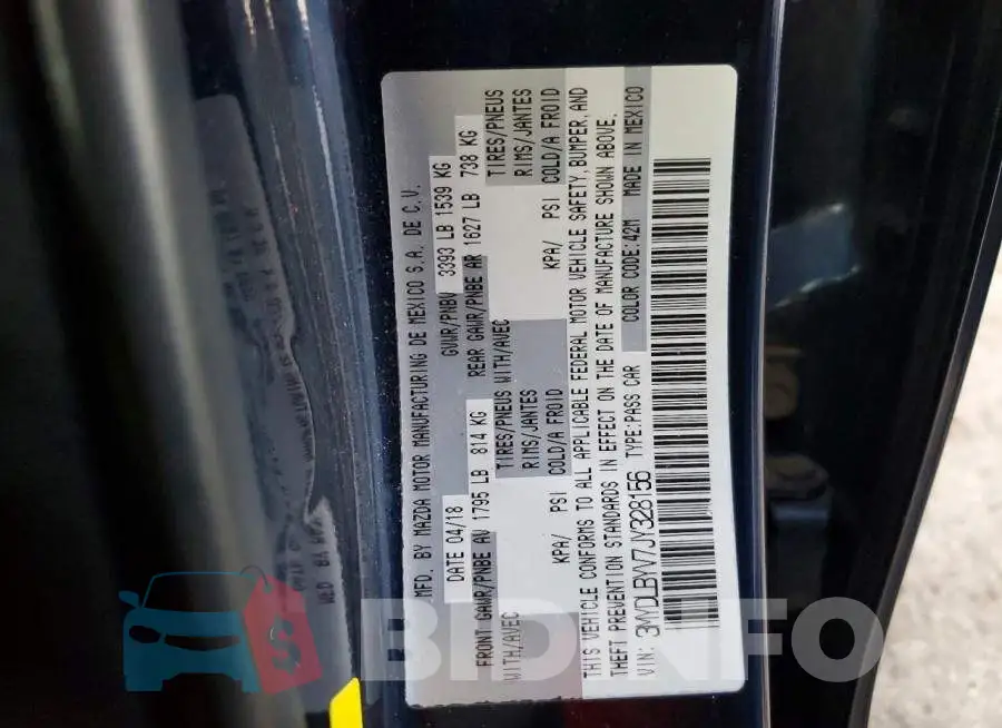 3MYDLBYV7JY328156 Photo# 12