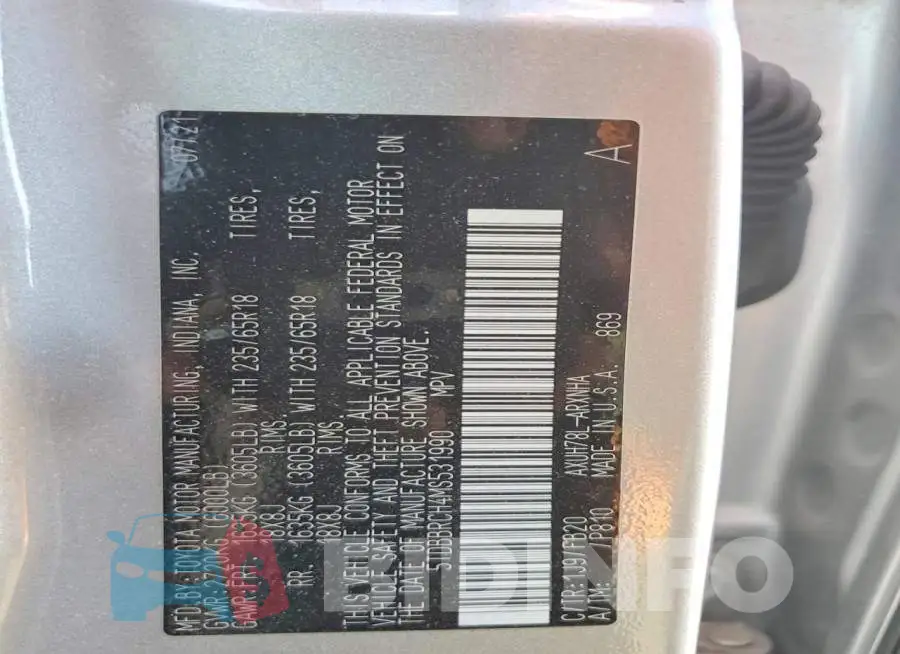5TDBBRCH4MS531990 Photo# 13