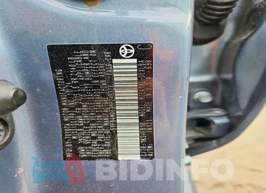 5YFB4MDE3SP245328 Photo# 12