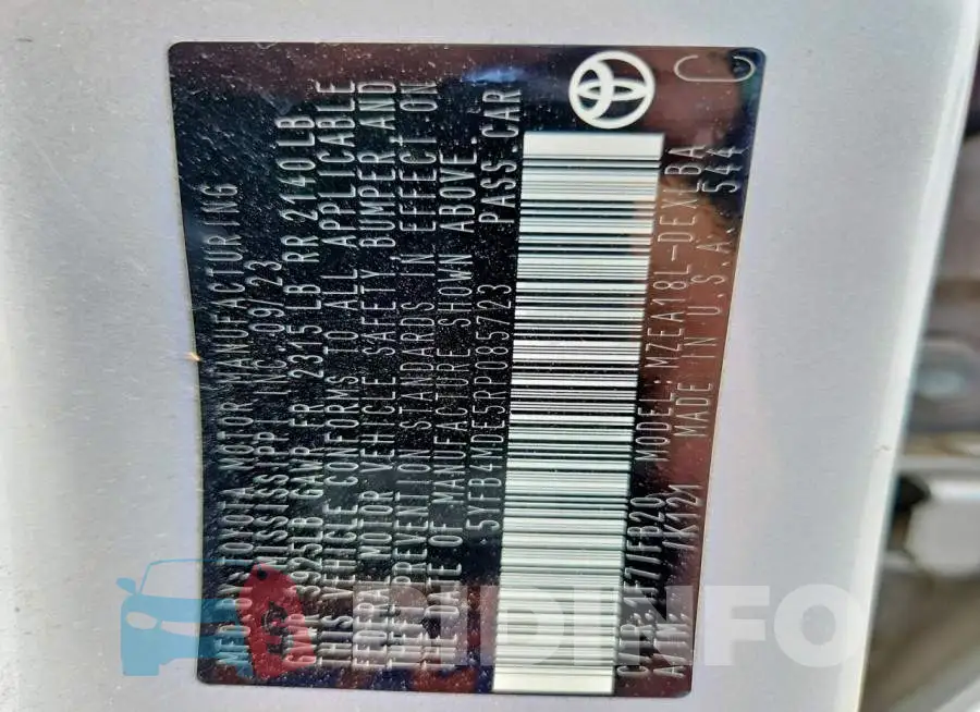 5YFB4MDE5RP085723 Photo# 13