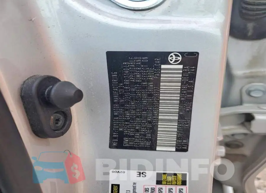 5YFB4MDE5SP258727 Photo# 12
