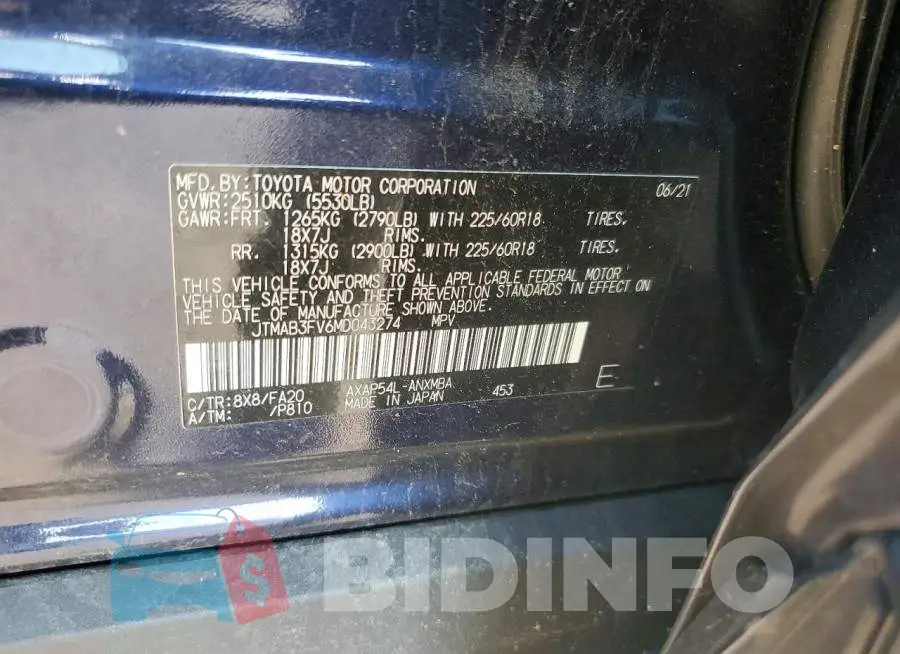 JTMAB3FV6MD043274 Photo# 13