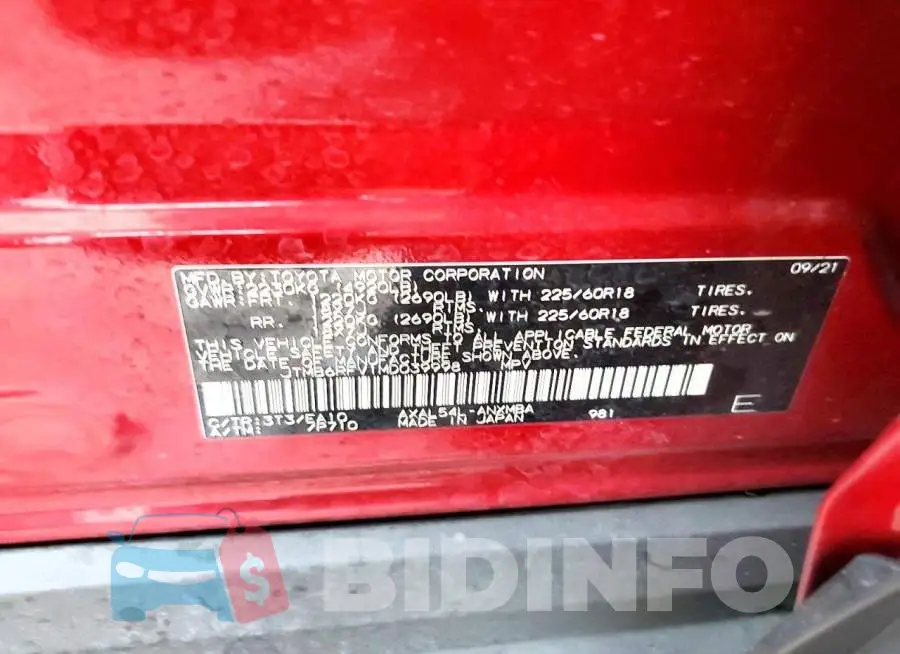 JTMB6RFV1MD039998 Photo# 13