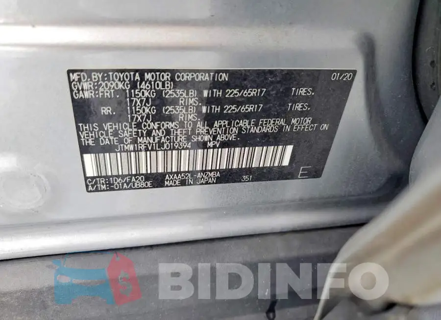 JTMW1RFV1LJ019394 Photo# 13