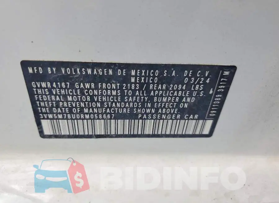 3VW5M7BU0RM058667 Photo# 12