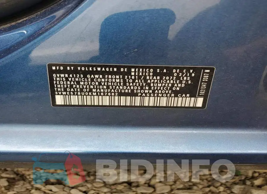 3VWE57BU0KM167682 Photo# 12