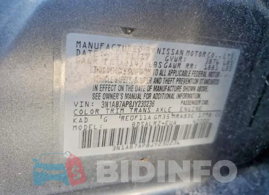 3N1AB7AP8JY230236 Photo# 12