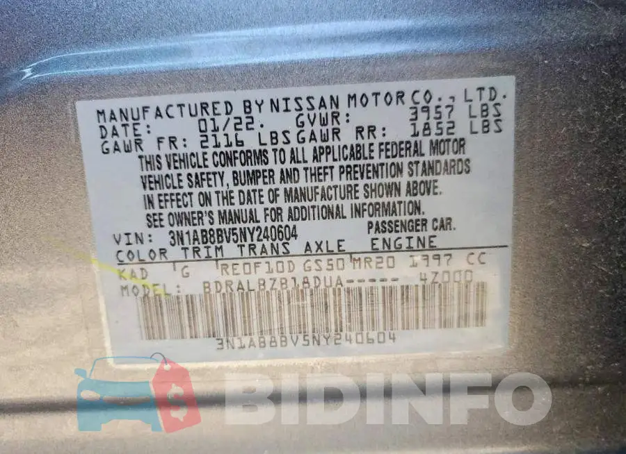 3N1AB8BV5NY240604 Photo# 12