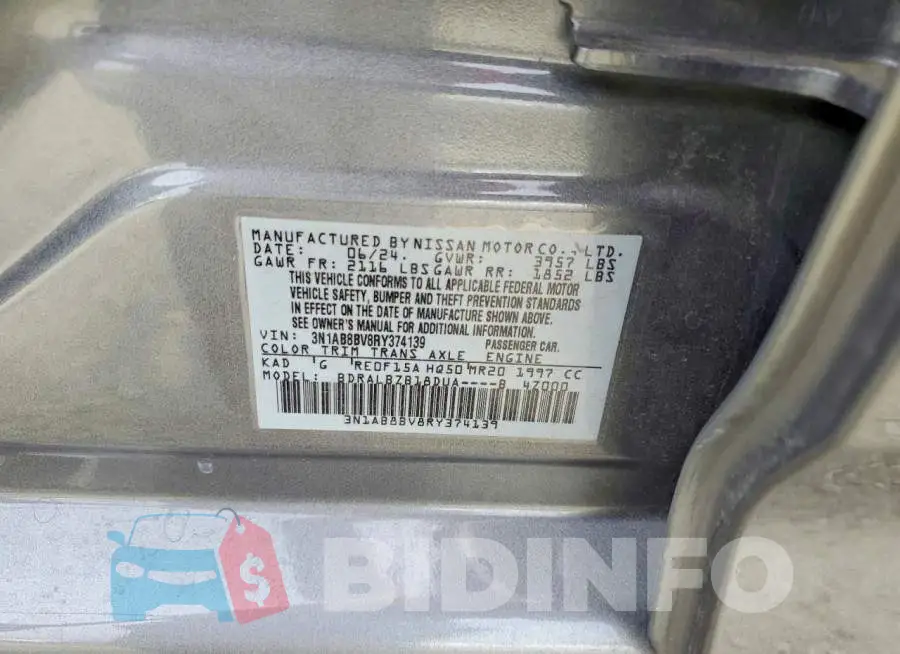 3N1AB8BV8RY374139 Photo# 12