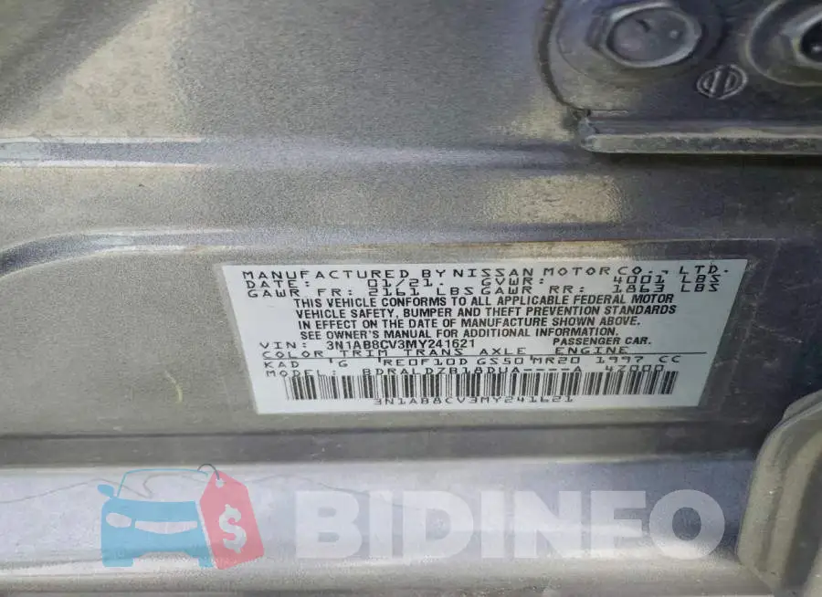 3N1AB8CV3MY241621 Photo# 12