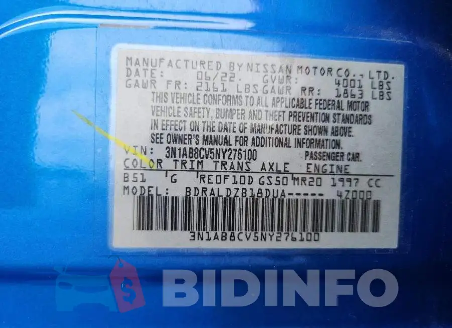 3N1AB8CV5NY276100 Photo# 13