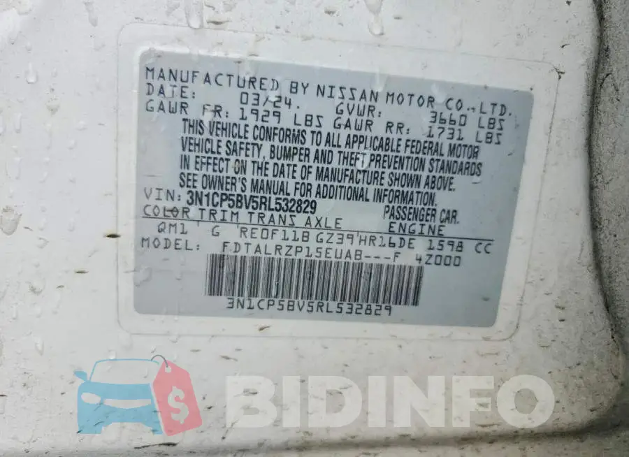3N1CP5BV5RL532829 Photo# 13