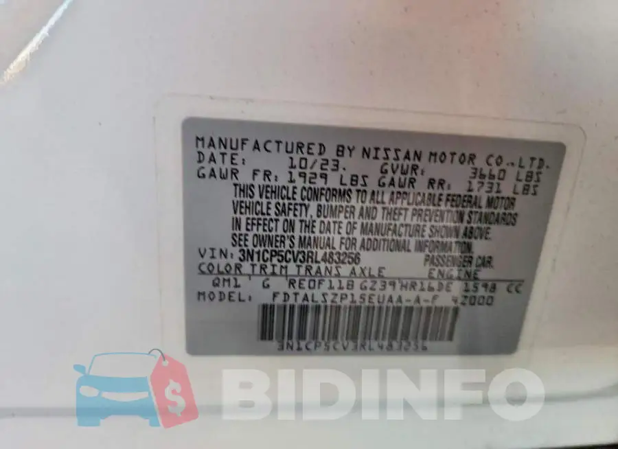 3N1CP5CV3RL483256 Photo# 14