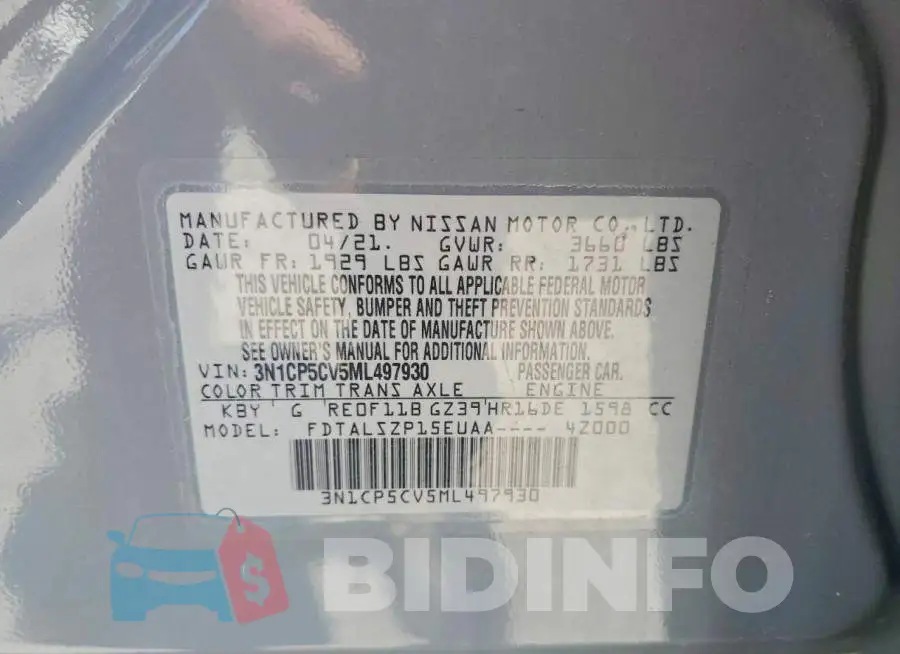 3N1CP5CV5ML497930 Photo# 13