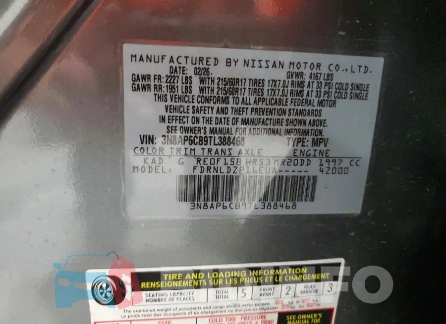 3N8AP6CB9TL388468 Photo# 13