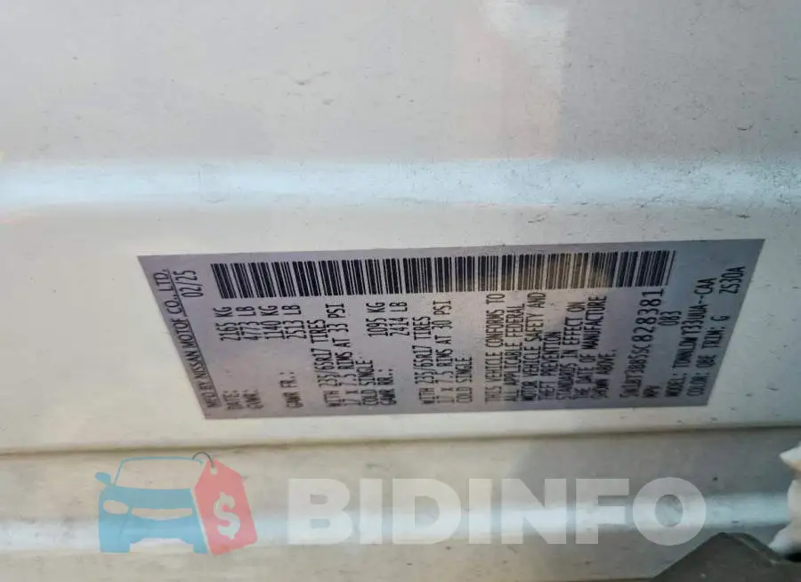 5N1BT3BB5SC828381 Photo# 13