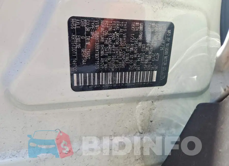 JN8BT3BBXTW371513 Photo# 13