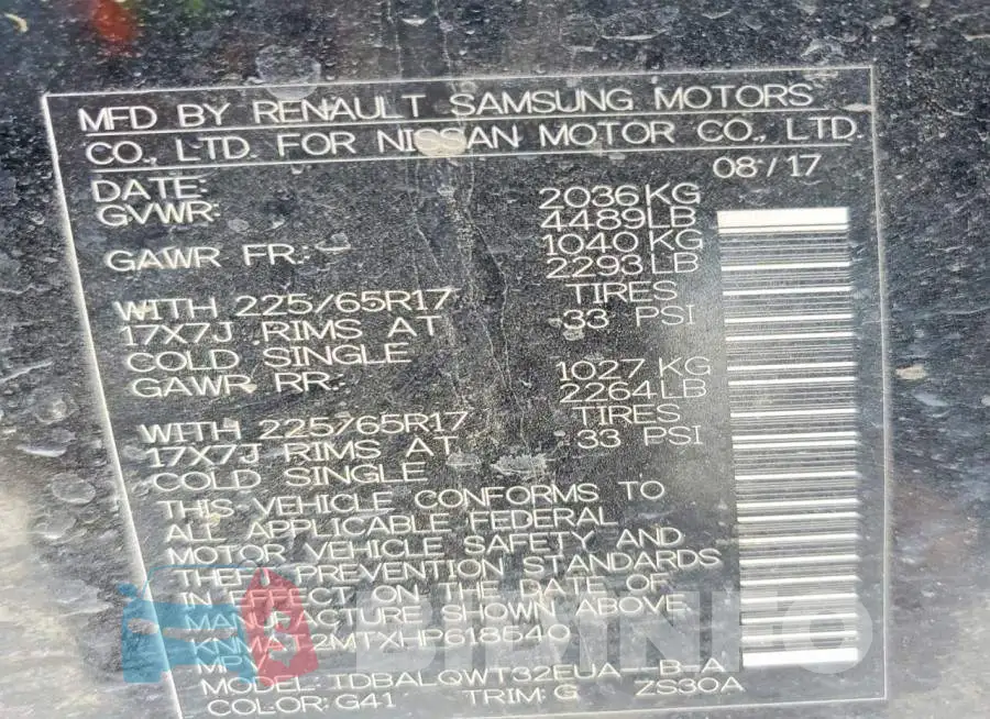 KNMAT2MTXHP618540 Photo# 13