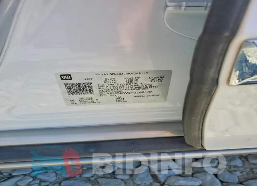 5GAEVBKW1PJ189137 Photo# 13