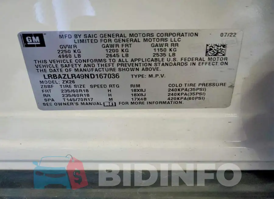 LRBAZLR49ND167036 Photo# 14