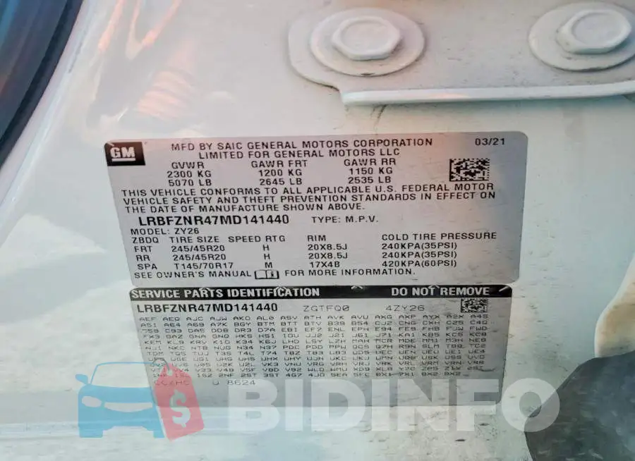 LRBFZNR47MD141440 Photo# 12